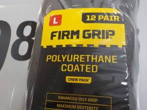 lot 177 image: 24 pair Large Size Firm Grip Polyur...