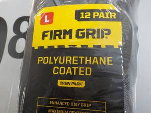 lot 178 image: 24 pair Large Size Firm Grip Polyur...