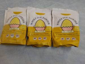 lot 205 image: 3 pkgs Whole Egg Powder...
