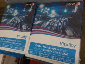 lot 11 image: Xerox 5000 Sheets Vitality Pastel 8...