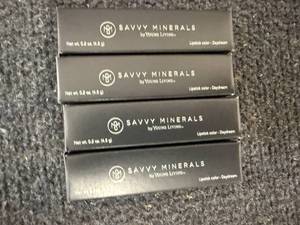 lot 25 image: 4 Savvy Minerals Lipstick Tubes - Daydream