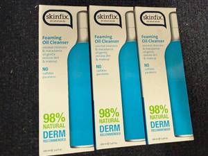 lot 28 image: 3 Bottles Of Skinfix Foaming Oil Cleanser