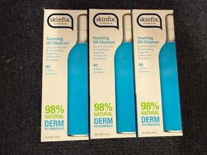 lot 31 image: 3 Bottles Of Skinfix Foaming Oil Cleanser