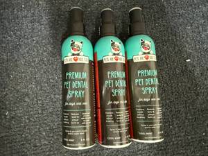 lot 50 image: 3 Bottles Of Premium Pet Dental Spray