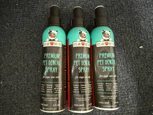 lot 52 image: 3 Bottles Of Premium Pet Dental Spray