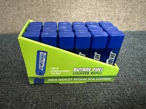 lot 69 image: 18Ct Of Butane Lighter Refills