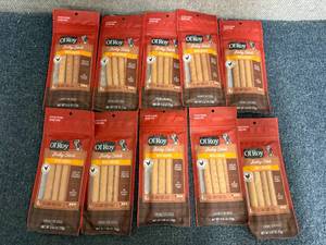 lot 77 image: 10 Packs Of Ol Roy Jerky Sticks Dog Chews