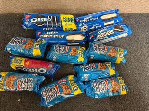 lot 235 image: 12 Packs Of Oreros And Chips Ahoy