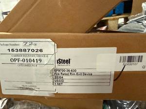 lot 2 image: Townsteel Fire Rated Rim Exit Device
