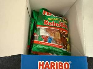 lot 161 image: Hairbo Sweet And Sour Reindeer Gummies