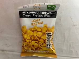 lot 357 image: 3 x 12ct Boxes of Smart-Snx Crispy Protein Bites - Honey Mustard