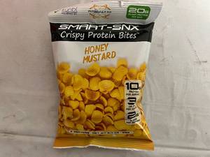 lot 358 image: 3 x 12ct Boxes of Smart-Snx Crispy Protein Bites - Honey Mustard
