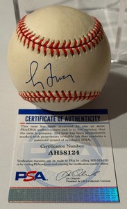 lot 49 image: Greg Maddux Autographed Baseball With PSA COA Rawlings ONLB Ball