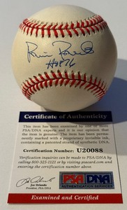 lot 73 image: Robin Roberts Autographed Baseball Inscribed HOF 76 With PSA COA Rawlings ONLB Ball
