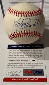 lot 29 image: Mike Schmidt Autographed Baseball With PSA COA Rawlings ONLB White Ball