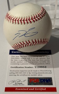 lot 93 image: Prince Fielder Autographed Baseball With PSA COA Rawlings OMLB Selig Ball