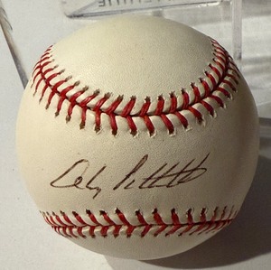 lot 39 image: Andy Pettite Autographed Baseball With PSA COA Rawlings OALB Budig Ball