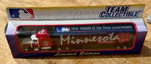 lot 60 image: Minnesota Twins 2000 Limited Edition Semi Truck Team Collectible
