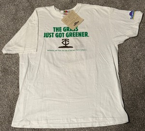 lot 115 image: Target Field Authentic Dirt Shirt Stadium Giveaway Size XL Minnesota Twins Baseball