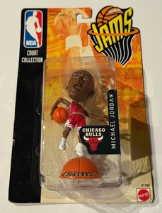lot 70 image: Michael Jordan NBA Jams Court Collection Figure by Mattel