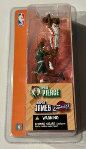 lot 72 image: LeBron James  Paul Pierce NBA Basketball Figures