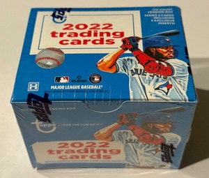 lot 80 image: 2022 Topsp Baseball Factory Sealed Vending Box
