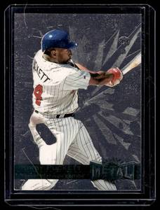 lot 133 image: Kirby Puckett RARE  1996 Metal Universe #80 Minnesota Twins Baseball Card