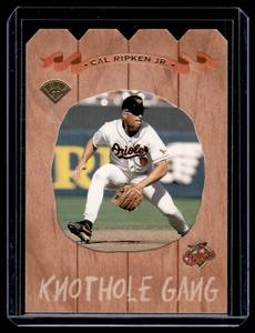 lot 146 image: Cal Ripken Jr. 5000  1997 Lea Die Cut SP #8 Baltimore Orioles Baseball Card