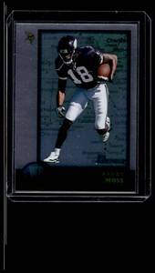 lot 164 image: Randy Moss Foil RC 1998 Bowman #182 Minnesota Vikings Football Card