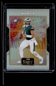 lot 168 image: Jalen Hurts Silver Holo  2025 Prizm #1 Philadelphia Eagles Football Card