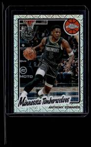 lot 175 image: Anthony Edwards Holo  2025 Topps Chrome Basketball #TC-AE Minnesota Timberwolves Basketball Card