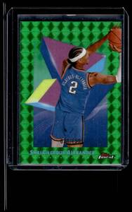 lot 181 image: Shai Gilgeous-Alexander 150  2025 Topps Finest Green Refractor #67 Oklahoma City Thunder Basketball Card