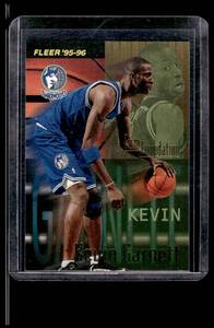 lot 192 image: Kevin Garnett RC 1995 Fleer #335 Minnesota Timberwolves Basketball Card