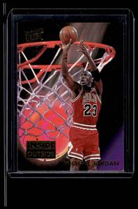 lot 198 image: Michael Jordan Inside Out Insert  1994 Fleer Ultra #4 Chicago Bulls Basketball Card