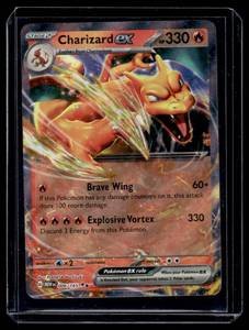 lot 204 image: Charizard ex Holo  2023 Scarlet & Violet Series - Scarlet & Violet - 151 #6 Double Rare Pokemon Card