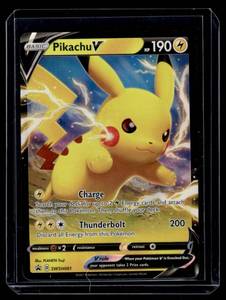 lot 208 image: Pikachu V Holo  2021  #61  Pokemon Card