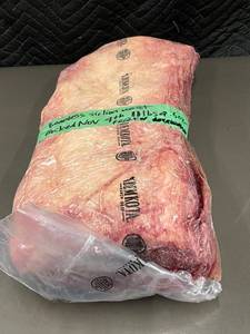 lot 1 image: DemKota Boneless NY Strip Roast, (not Sirlloin on label) 11 lbs 4.6 oz, Frozen Beef