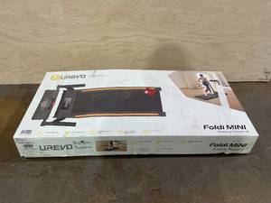 lot 15 image: Urevo - Foldi Mini Folding Treadmill - Black