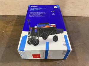 lot 16 image: Academy Sports  Outdoors XL Folding Wagon with Tailgate and Strap