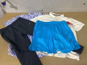 lot 344 image: LOT OF 4 Mens Short, Pant, & Shirts Size XL