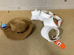 lot 350 image: LOT OF 5 Womens Hats