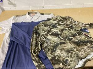lot 356 image: LOT OF 3 Mens Shirts Size XL