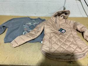 lot 186 image: LOT OF 2 Womens Sweatshirt & Jacket Size M