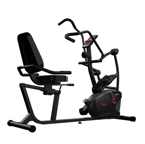 lot 3 image: Sunny Health & Fitness Smart Magnetic Resistance Dual Action Recumbent Elliptical Trainer with Bluetooth