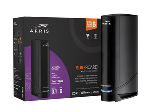 lot 27 image: ARRIS G18 AX1800 D3.1 Wi-Fi 6 Cable Modem Router