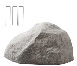 lot 33 image: VEVOR Faux Rock Cover, Outdoor Fake Rock Well Pump Cover, Realistic Natural Texture, Lightweight & Weather-Resistant Artificial Boulder for Landscaping Garden Yard Dcor, Dark Grey, Medium Size