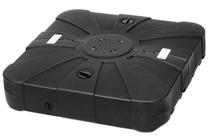 lot 39 image: YSSOA Offset Patio Umbrella Base with Wheels, Sand(410 Lbs)Water(220 Lbs) Filled, Heavy Duty Market Cantilever Umbrellas Stand, 33X33X6.7