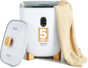 lot 43 image: VEVOR Towel Warmers for Bathroom, 25 L Towel Warmer Bucket with Auto Shut Off for Spa Fits up to 5 Oversized Towels, Blankets, Clothes, Bathrobes, PJs and More