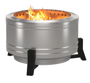 lot 59 image: Mosaic Smokeless Fire Pit (Maybe Missing Hardware. Attempted To Assemble)