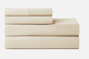 lot 66 image: Hotel Style HS5401325722-31 Egyptian Cotton Adult Bed Sheet Set, Full, Tan